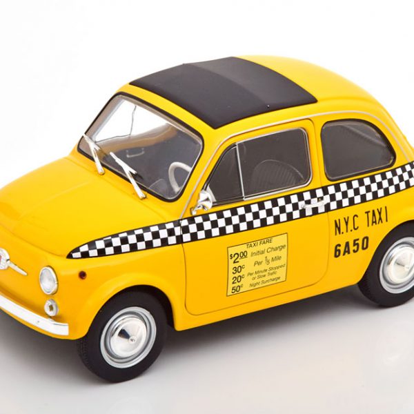 Fiat 500 L Taxi "New York City" 1965 Geel 1-18 Solido