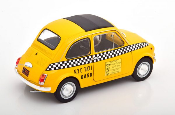 Fiat 500 L Taxi "New York City" 1965 Geel 1-18 Solido