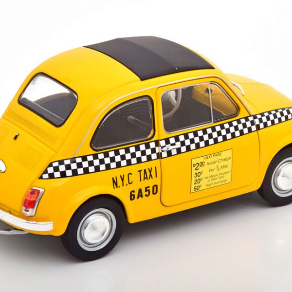 Fiat 500 L Taxi "New York City" 1965 Geel 1-18 Solido