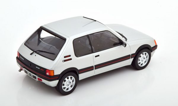 Peugeot 205 1.9 GTI 1988 Zilver 1-24 Whitebox