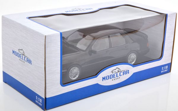 Ford Sierra Cosworth 1988 Zwart 1-18 MCG Models