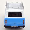 Ford Transit MKI 1965 ( Inkl. Dakdrager ) Blauw / Wit 1-18 KK Scale ( Metaal )