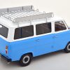 Ford Transit MKI 1965 ( Inkl. Dakdrager ) Blauw / Wit 1-18 KK Scale ( Metaal )