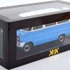 Ford Transit MKI 1965 ( Inkl. Dakdrager ) Blauw / Wit 1-18 KK Scale ( Metaal )