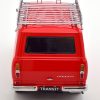 Ford Transit MK1 1965 met dakdrager Rood 1-18 KK Scale ( Metaal )