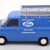 Ford Transit MKI 1970 "Ford Kundendienst" ( inkl. Dak Drager) Blauw 1-18 KK Scale ( Metaal )