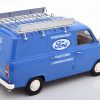 Ford Transit MKI 1970 "Ford Kundendienst" ( inkl. Dak Drager) Blauw 1-18 KK Scale ( Metaal )