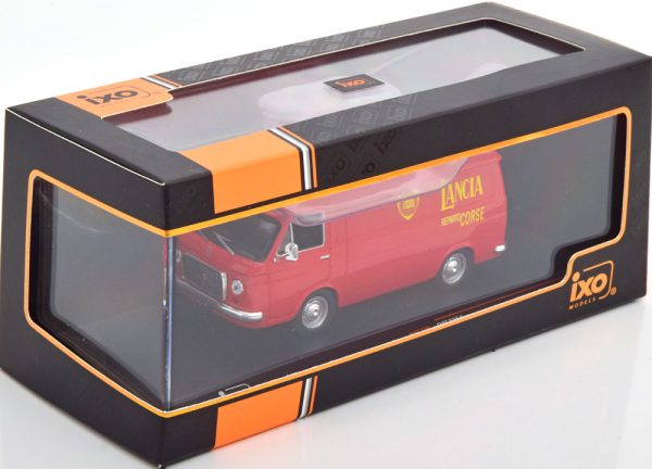 Fiat 238 Van 1972 "Lancia Service" Rood 1-43 Ixo Models