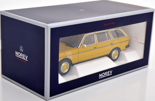 Mercedes-Benz 200 ( S123 ) T-Model 1982 Geel 1-18 Norev ( Metaal )