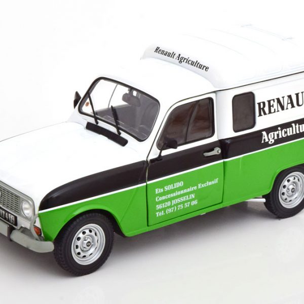 Renault 4 F4 Renault Agriculture 1988 Wit/Groen 1-18 Solido