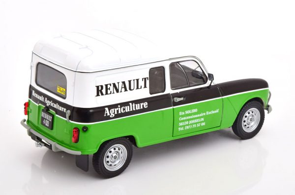 Renault 4 F4 Renault Agriculture 1988 Wit/Groen 1-18 Solido