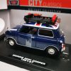 Morris Mini Cooper 1961-67 Blauw met Britse vlag op het dak 1-18 Motormax