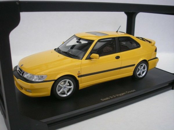 Saab 9-3 Viggen Coupe 2000 Geel 1:18 DNA Collectibles Limited Edition 320 Pieces