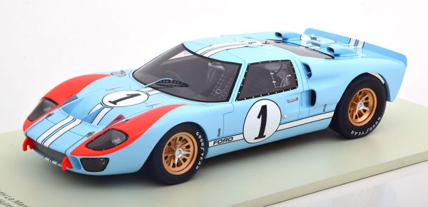 Ford GT40 MK II No.1, The Real Winner 24Hrs Le Mans 1966 Miles/Hulme 1-18 Spark