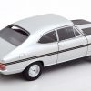 Opel Kadett B Rally Zilver / Zwart 1-24 Whitebox ( Metaal )