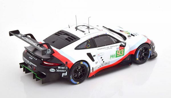 Porsche 911 (991) RSR No.93, 24Hrs Le Mans 2018 Pilet/Tandy/Bamber 1-18 Ixo Models