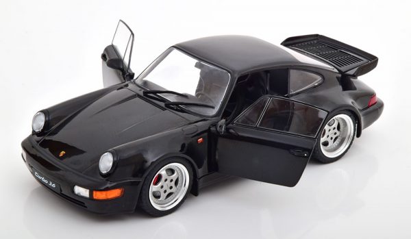 Porsche 911 (964) Turbo 1990 Zwart 1-18 Solido