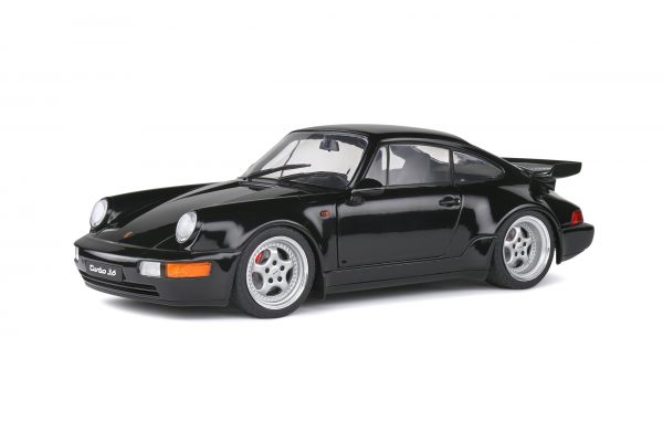 Porsche 911 (964) Turbo 1990 Zwart 1-18 Solido