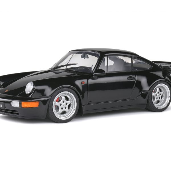 Porsche 911 (964) Turbo 1990 Zwart 1-18 Solido