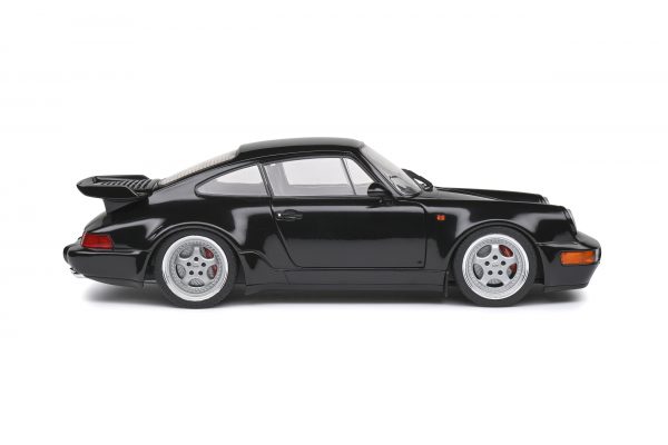 Porsche 911 (964) Turbo 1990 Zwart 1-18 Solido