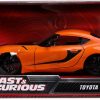 Toyota GR Supra "Fast & Furious 9 (2021)" Han's Oranje / Zwart 1:24 Jada Toys