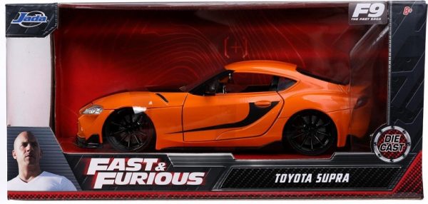 Toyota GR Supra "Fast & Furious 9 (2021)" Han's Oranje / Zwart 1:24 Jada Toys