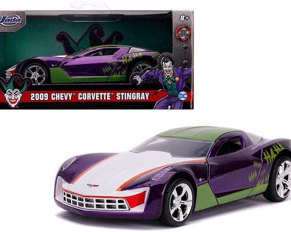 Chevrolet Corvette Stingray 2009 "The Joker DC Comics" 1-32 Jada Toys