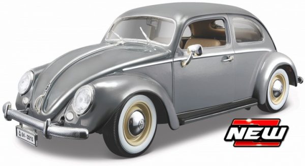 Volkswagen Kever 1955 Grijs 1-18 Burago