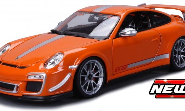 Porsche 911 GT3 RS 4.0 2012 Oranje / Zilver 1-18 Burago Limited Edition