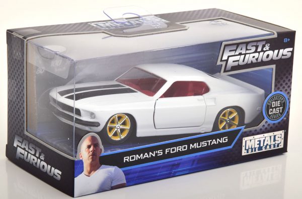 Ford Mustang 1969 "Fast & Furious" Roman Wit 1-32 Jada Toys