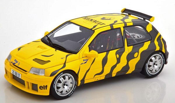 Renault Clio Maxi Presentation 1995 Geel / Zwart 1-18 Ottomobile Limited 3000 Pieces