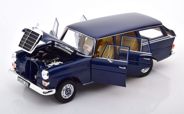 Mercedes-Benz 200 Universal 1966 Donkerblauw 1-18 Norev