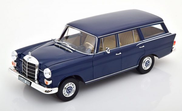 Mercedes-Benz 200 Universal 1966 Donkerblauw 1-18 Norev