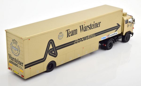 Volvo F89 1981 Transporter Team Warsteiner Arrows F1 Team 1-43 Ixo Models