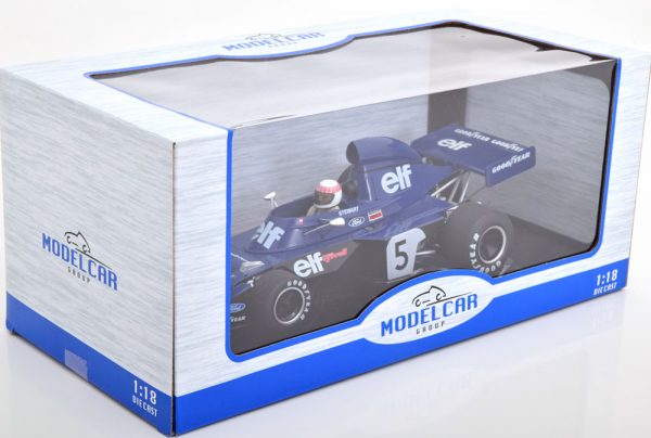 Tyrrell Ford #5 006 Winner GP Monaco 1973, World Champion J.Stewart Blauw 1-18 MCG Models