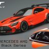 Mercedes-Benz AMG GT Black Series 4.0L Twin-Turbo V8 Magma 2021 Orange 1-18 GT Spirit Limited 1400 Pieces