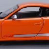 Porsche 911 GT3 RS 4.0 2012 Oranje / Zilver 1-18 Burago Limited Edition 3000 Pieces