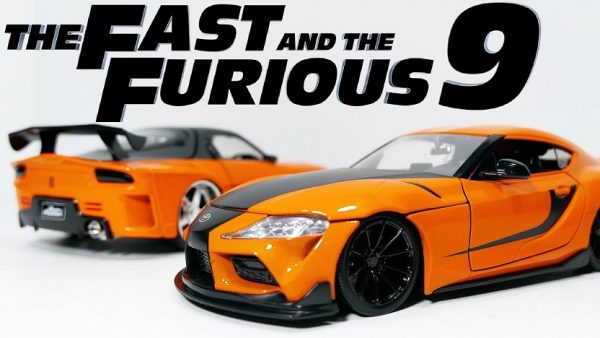 Toyota GR Supra "Fast & Furious 9 (2021)" Han's Oranje / Zwart 1:24 Jada Toys