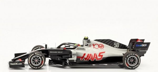 Haas F1 Team VF-20 #50 Mick Schumacher FP1 Abu Dhabi 2020 1:18 Minichamps Limited 696 Pieces