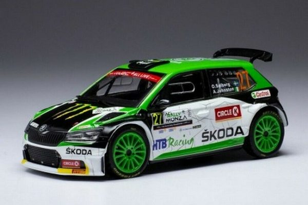Skoda Fabia R5 EVO #27 ACI Rallye Monza 2020 "Monster" O.Solberg / A.Johnston 1-43 Ixo Models