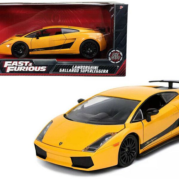 Lamborghini Gallardo Superleggera "Fast & Furious 6 (2013)" Geel 1:24 Jada Toys