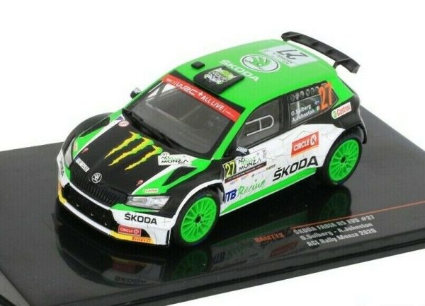 Skoda Fabia R5 EVO #27 ACI Rallye Monza 2020 "Monster" O.Solberg / A.Johnston 1-43 Ixo Models