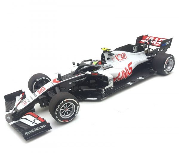 Haas F1 Team VF-20 #50 Mick Schumacher FP1 Abu Dhabi 2020 1:18 Minichamps Limited 696 Pieces