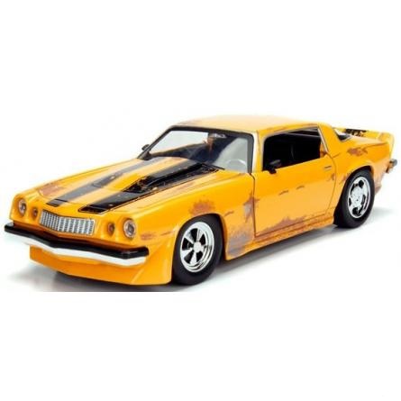 Chevy Camaro 1977 Bumblebee (Transformers) Geel 1:24 Jada Toys Metals
