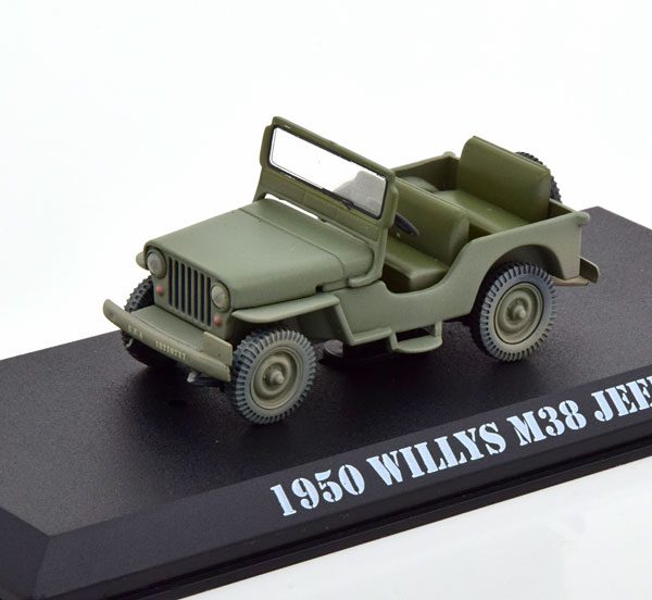 Willys Jeep M38 "TV Serie M*A*SH" 1972-1983 Groen 1-43 Greenlight Collectibles