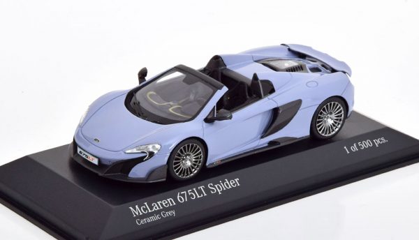 McLaren 675LT Spider 2016 Grijs 1-43 Minichamps Limited 500 Pieces