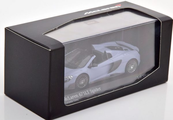 McLaren 675LT Spider 2016 Grijs 1-43 Minichamps Limited 500 Pieces