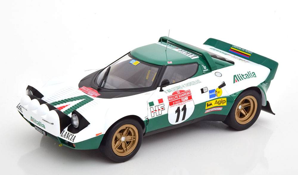 r*り様 LANCIA STRATOS HF Alitalia 1/12 Lancia Stratos HF Winner Rally San Remo 1975 