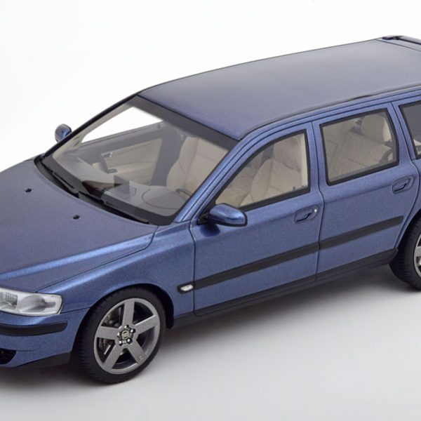 Volvo V70R ( 2.Generation ) 2001 Blauw Metallic 1-18 DNA Collectibles ( Resin )