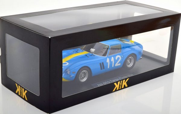 Ferrari 250 GTO No.112, Targa Florio 1964 Norinder/Troberg 1-18 KK Scale ( Metaal )